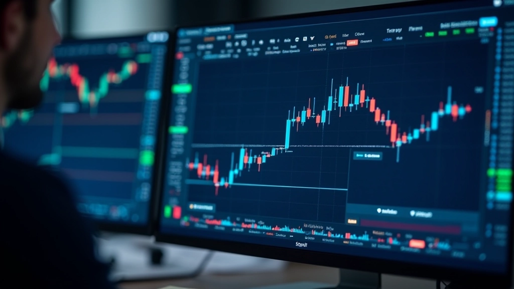 Flere tradingdiagrammer som viser ulike tidsrammer på samme skjerm