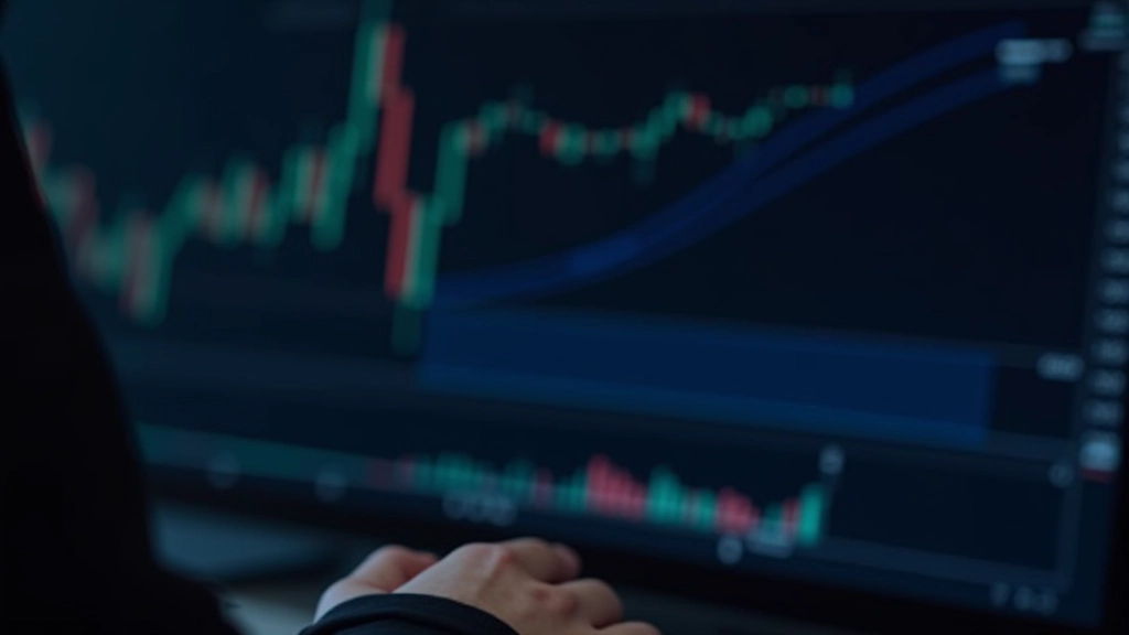 Tradingdiagram viser lysestakemønster ved støtte- og motstandsnivåer